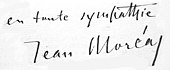 Firma di Jean Moréas