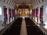 Retablo, chancel, and aisle