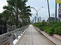 Plants line the walkway