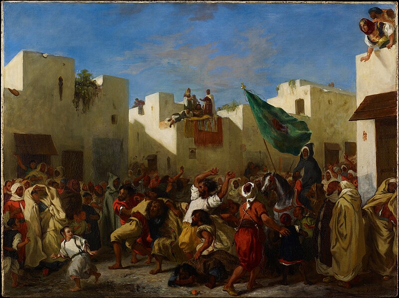 File:Eugène Delacroix - The Fanatics of Tangier - WGA06195.jpg