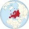 Europe on the globe (red).svg