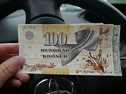 Färöische 100-Kronen-Banknote Vorderseite.jpg