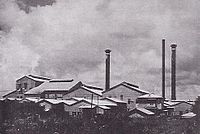 Японская сахарная фабрика на Сайпане