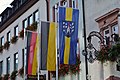 Flags in front of the Rathaus