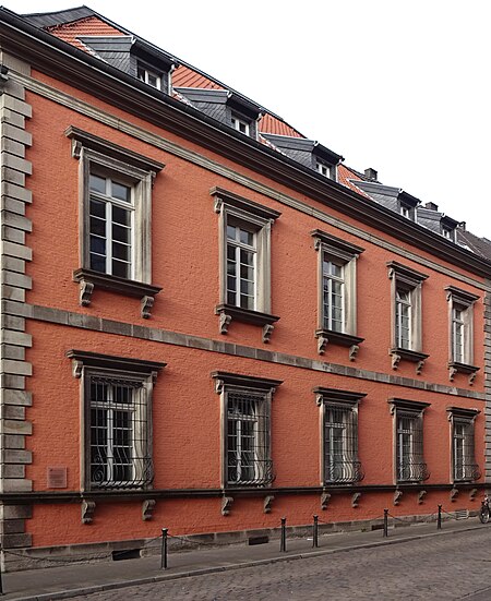 Fassade Palais Schaesberg, Ritterstraße 16, Düsseldorf Altstadt