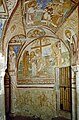 romanische Fresken in der Krypta