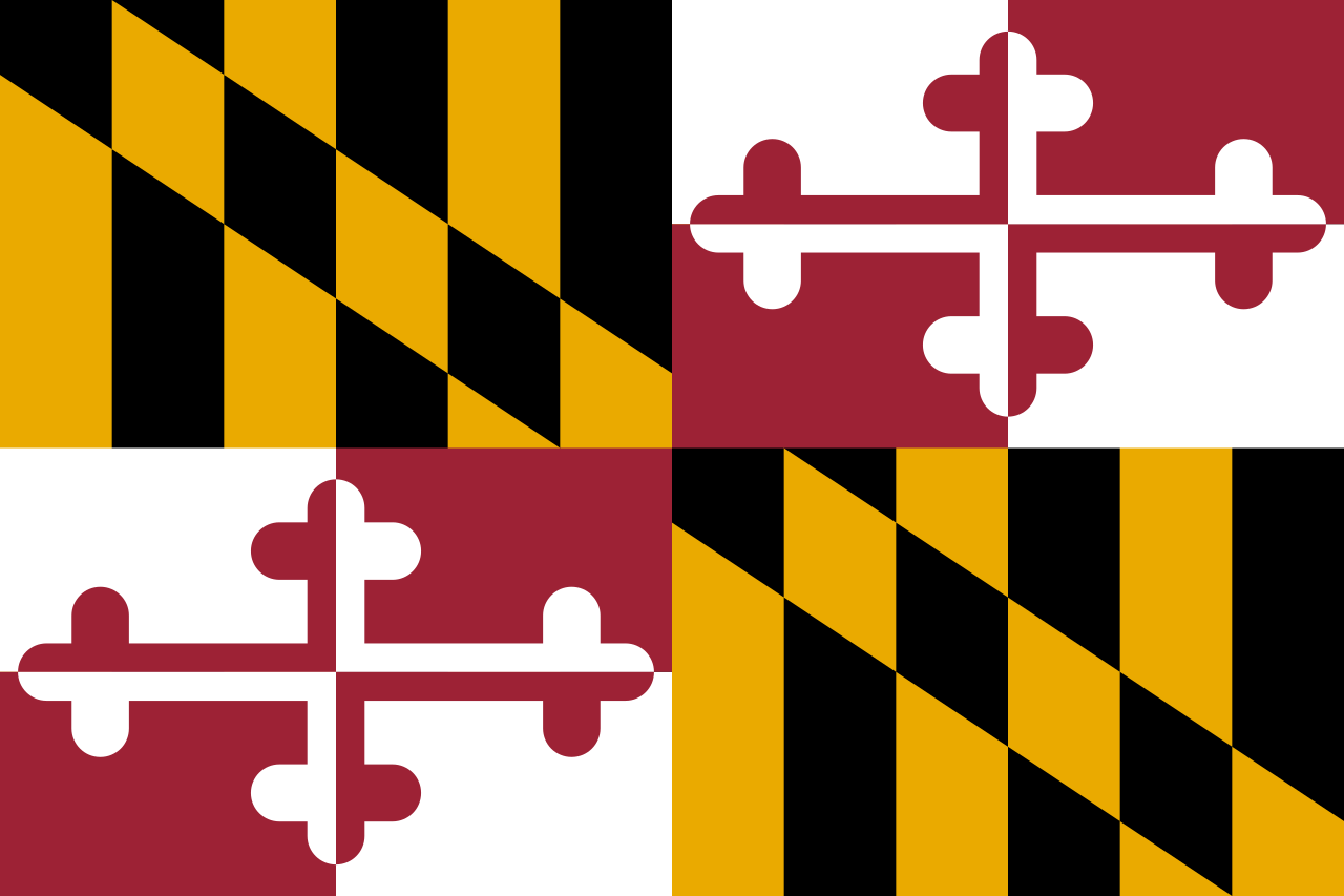 Our Maryland Skinny Tie is modeled after the Maryland state flag