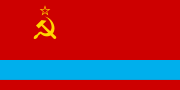 Flag of the Kazakh SSR and Kazakhstan (1953–1992)