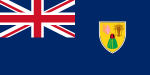 Bandeira das Country data Turks e Caicos