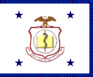 ธงของรองอธิบดีกระทรวงสาธารณสุข ศึกษาธิการ และสวัสดิการสหรัฐ
