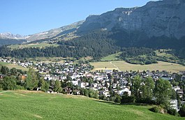 Flims Dorf em "Flimserstein"