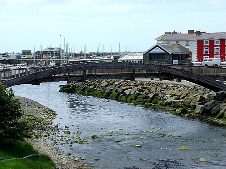 Footbridge over Aeron