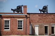 Fort Clinch in Nassau Coumty, Florida, US This is an image of a place or building that is listed on the National Register of Historic Places in the United States of America. Its reference number is 72000343.