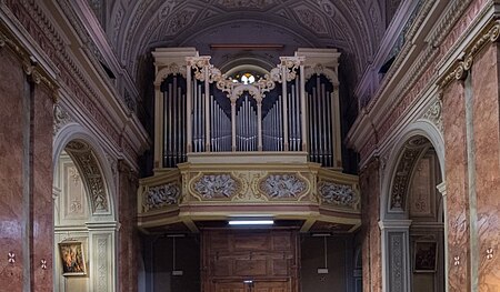 Prospetto organo Francesco Vegezzi-Bossi 1921