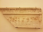 Im Text erwähntes römisches Relief mit ägyptischer Tanzszene, um 100 n. Chr.