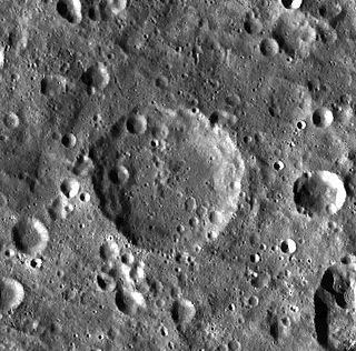 <span class="mw-page-title-main">Freundlich (crater)</span> Crater on the Moon