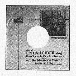 Frida Leider German operatic soprano