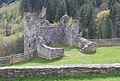 English: Ruin of a fortification tower Deutsch: Wehrturm-Ruine