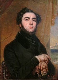 Portrait of Eugene Sue (1835) by François-Gabriel Lépaulle