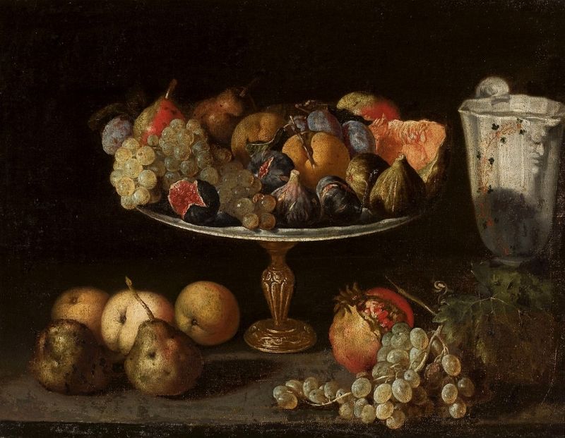 Galizia Pedestal plate with southern fruit.jpg