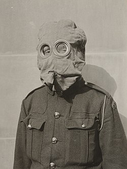 Gas mask, WWI, 111-SC-716 - Chemical Warfare Service - Gas masks - NARA - 55162765 (cropped).jpg