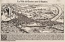 "La città di Genève auec fa situazione".  1552.