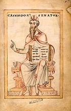Gesta Theodorici - Flavius Magnus Aurelius Cassiodorus (c 485 - c 580).jpg