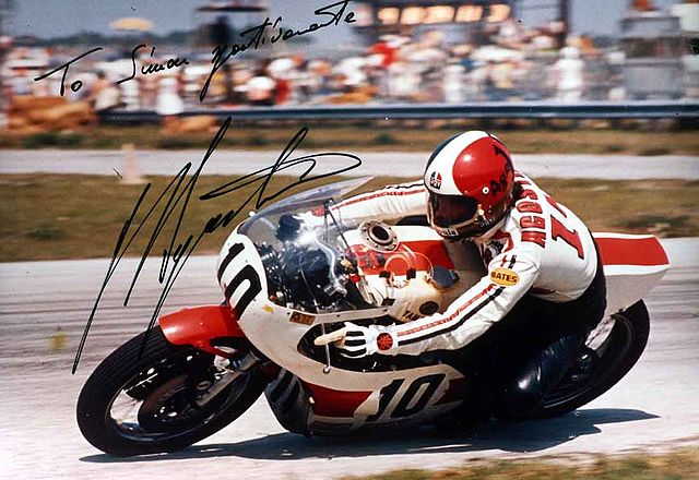 Giacomo Agostini became the 1975 500cc world champion