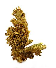 Specimen gold from the old Dixie Mine, Idaho Springs District