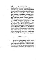 Londres, Pratt, Price, Priestley, C. Peters. — James Ramsay, Rickman, Robertson ministre à Nevis, Robert Robinson, Mad. Marie Robinson, Reid, Rogers, Roscoë, Ryan. — Sewal, Shenstone, Shéridan, Smeathman, William Smith, Snelgrave, Robert Southey, James Field Stanfield, Stanhope, Sterne, Percival Stockdale, Mlle Stockdale, Stone recteur de Coldnorton. — Thelwal, Thompson, Thorneton. — John Waker, George Wallis, Warburthon évêque de Glocester, John Warren évêque de Bangor, John Wesley, Whitaker, J. White, Whitchurch, George Whithfield, Willberforce, Mlle Hélène-Marie Williams, John Woolman. — Mlle Yearsley, Arthur Young, les auteurs anonymes de Indian eglogues, de The Crisis of the Sugar colonies, de The Sorrows of slavery, etc., etc. Américains. Joël Barlow. — James Dana, Dwight. — Fernando Fairfax, Francklin. — Humphrey. — Imlay. — Jefferson. — Livingston. — Alexander MacLeod, Madison, Magaw, Warner Miflin, Mitchell. — Pearce, Pemberton, William Pinkeney.