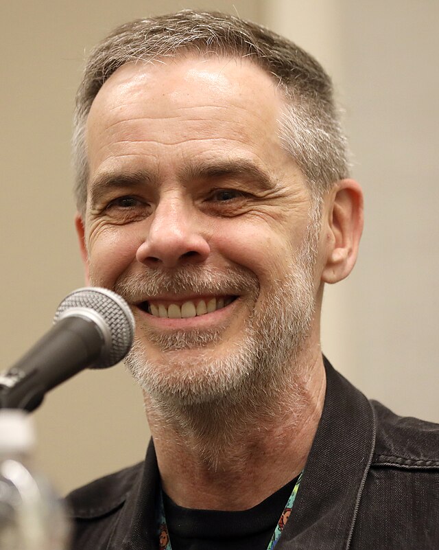 Grant Kirkhope in a close-up of his face, showing him smiling.