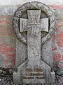 Deutsch: Grave stone nearby the church in Bedheim, Thüringen