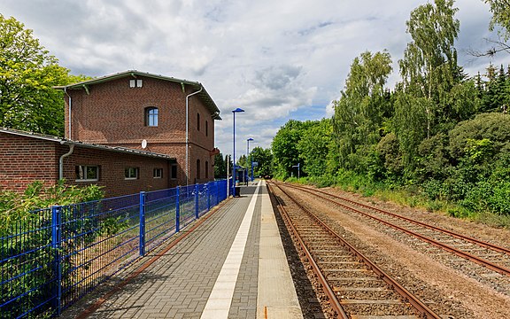 Img 6. Шорфхайде Германия. Шорфхайде (Лесной массив). Bahnhof поселок Южный. Шорфхайде (посёлок).