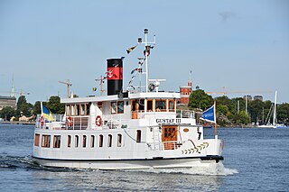 MV Gustaf III Strömma Kanalbolaget passenger ferry and historic ship in Sweden