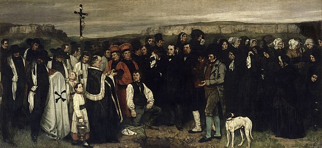 Gustave Courbet, A Burial At Ornans