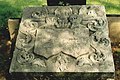 Memorial grave plate Feldges Kreuder