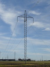 HVDC distance tower near the Nelson River Bipole HVDC Distance Pylon.jpg
