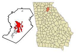 Gainesville - Carte