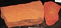 Hematite (iron ore) (weathered zone in the Biwabik Iron-Formation, Whiteside Mine, Buhl, Minnesota.jpg