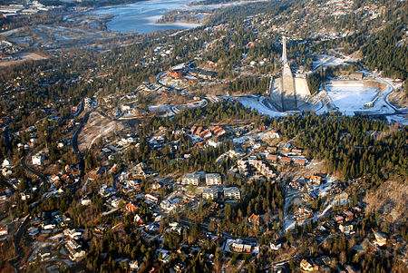 Holmenkollen aerial