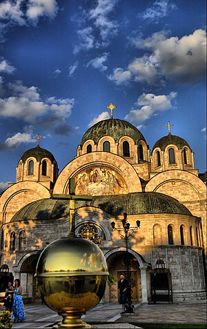 Holy trinity church in Radoviš, Macedonia