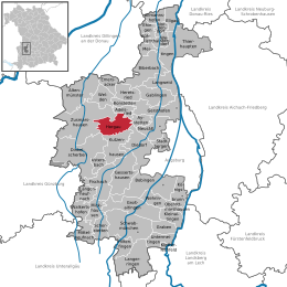 Horgau - Localizazion