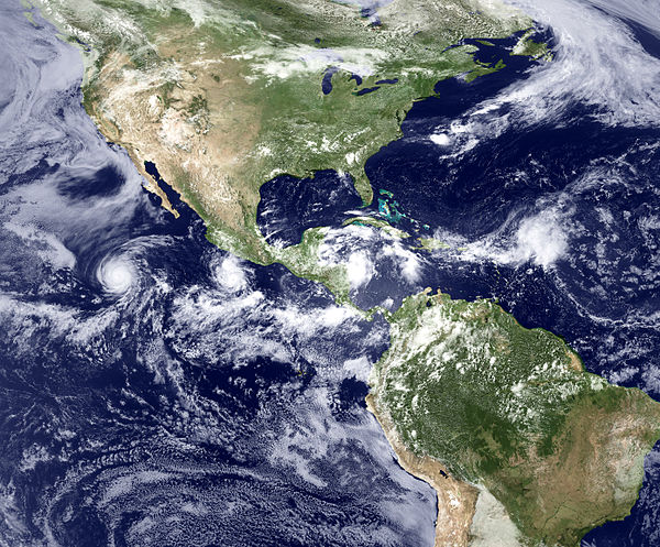 Hurricanes Celia and Darby in the eastern Pacific and the precursor to Hurricane Alex in the Intertropical Convergence Zone. (2010)