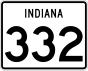 State Road 332 marker 