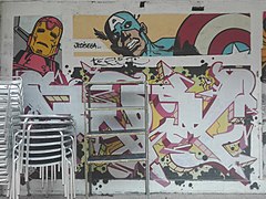 Iron Man and Capatain America Graffiti.jpg