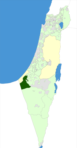 Location of Eshkol