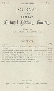 <i>Journal of the Bombay Natural History Society</i> Academic journal