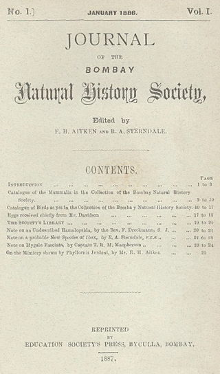 <i>Journal of the Bombay Natural History Society</i> Academic journal