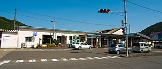 <span class="mw-page-title-main">Kubokawa Station</span> Railway station in Shimanto, Kōchi Prefecture, Japan