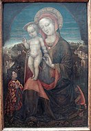 The Madonna of Humility adored by a Prince of the House of Este(c.1440) ルーブル美術館　蔵